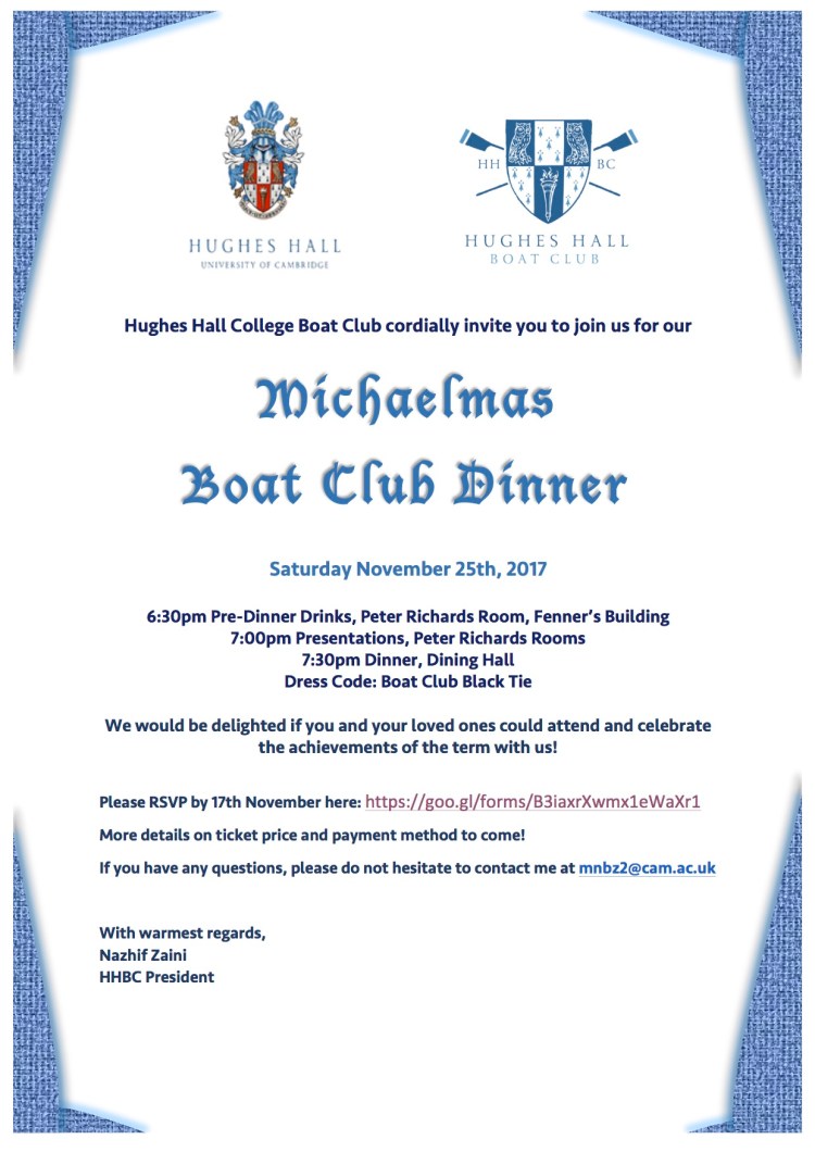 BCD Invitation - Michaelmas 2017